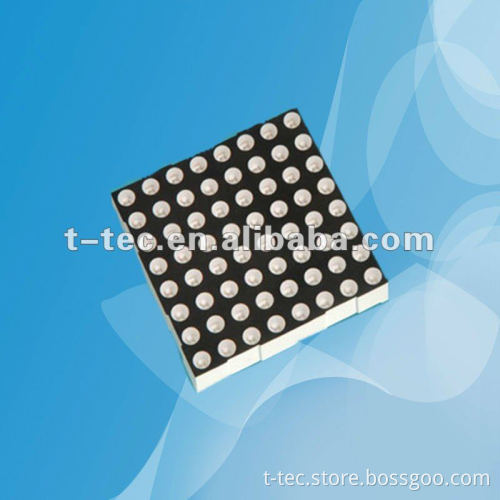 3mm 8X8 deep red LED dot matrix